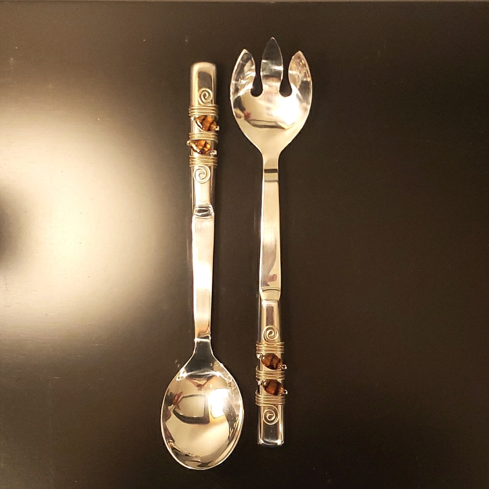 NIB Handcrafted Salad Set